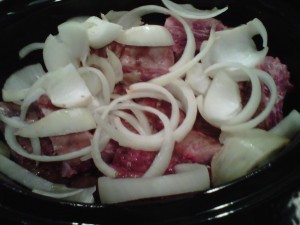 ribs w onions