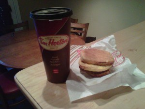 Timmys breakfast