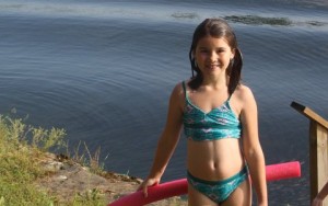 Ashleigh at cottage